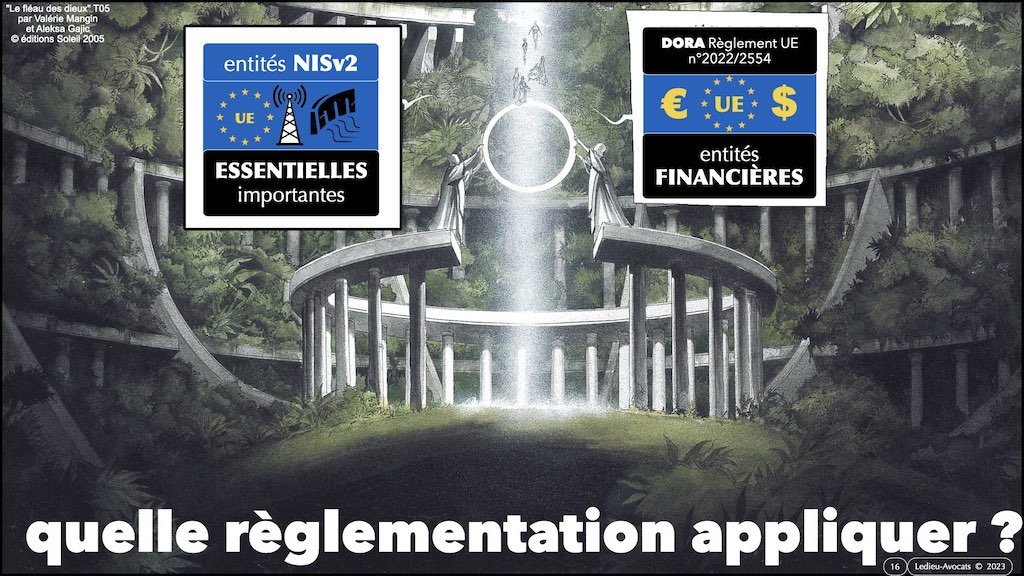 #469 DORA la cyber sécurité du secteur financier expliquée aux avocats d'affaires DORA vs NISv2 © Ledieu-Avocats 2023.jpeg.001