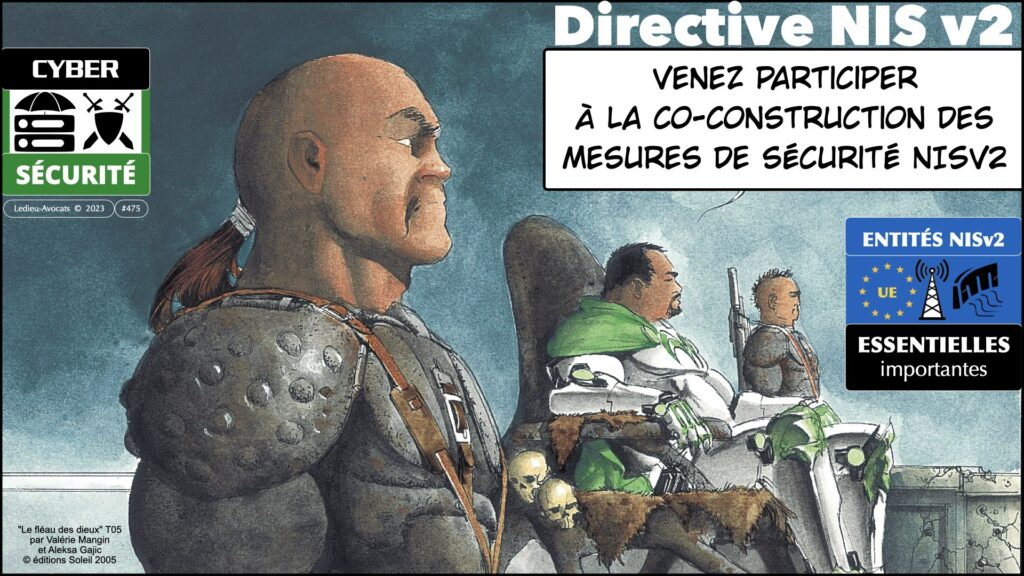 co-construction des mesures de sécurité avec les professionnel(le)s #475 cyber sécurité Directive NISv2 entité essentielle importante © Ledieu-Avocats 2023
