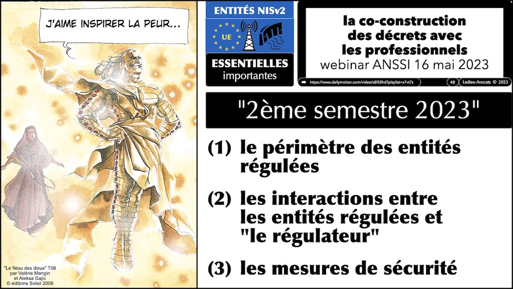 périmètre de co-construction des mesures de sécurité pour NISv2 cyber sécurité Directive NISv2 résilience entité critique essentielle importante © Ledieu-Avocats 2023