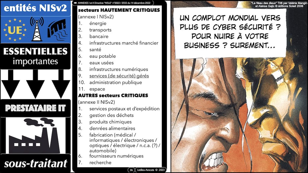 ‎#478 spécial CLUSIR Normandie la Directive NISv2 expliquée par l'ANSSI ***45mn*** © Ledieu-Avocats 18-06-2023.‎036