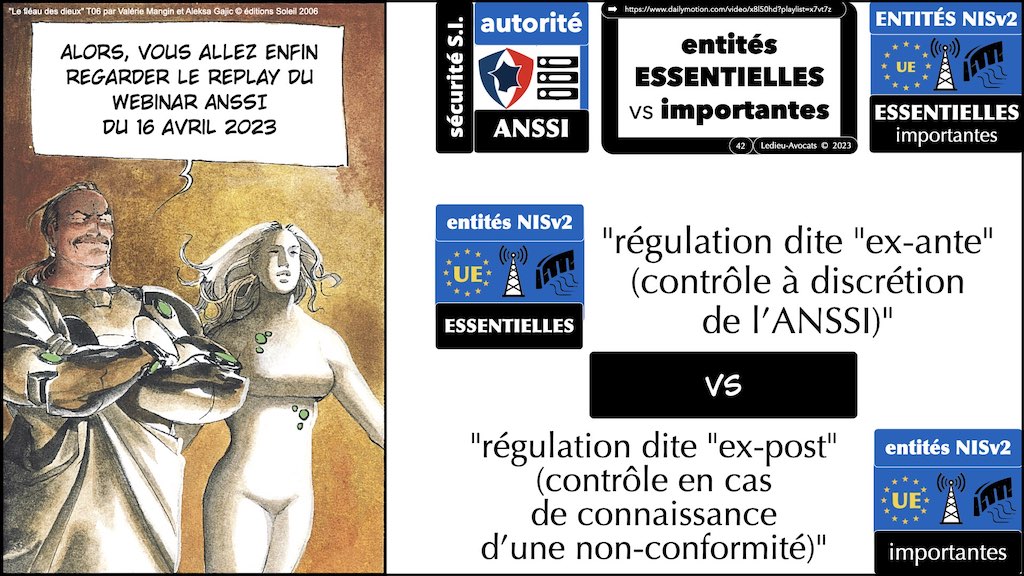 ‎#478 spécial CLUSIR Normandie la Directive NISv2 expliquée par l'ANSSI ***45mn*** © Ledieu-Avocats 18-06-2023.‎042