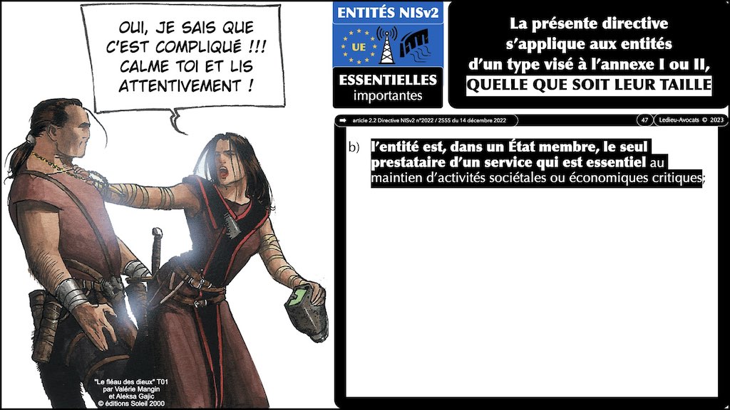 ‎#478 spécial CLUSIR Normandie la Directive NISv2 expliquée par l'ANSSI ***45mn*** © Ledieu-Avocats 18-06-2023.‎047