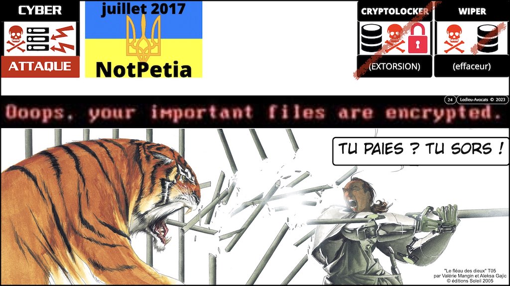 ‎#492 la cyber sécurité et le droit EN 2023 conférence TOTAL ENERGIE © Ledieu-Avocats 30-08-2023 © Ledieu-Avocats 2023.‎024