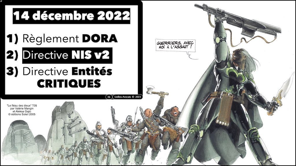 ‎#492 la cyber sécurité et le droit EN 2023 conférence TOTAL ENERGIE © Ledieu-Avocats 30-08-2023 © Ledieu-Avocats 2023.‎036