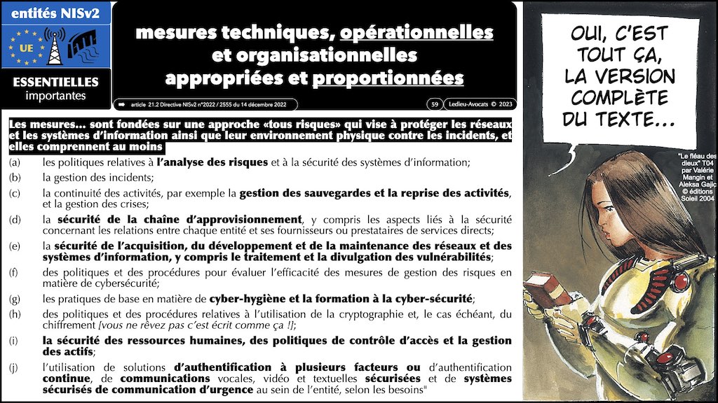 ‎#492 la cyber sécurité et le droit EN 2023 conférence TOTAL ENERGIE © Ledieu-Avocats 30-08-2023 © Ledieu-Avocats 2023.‎059
