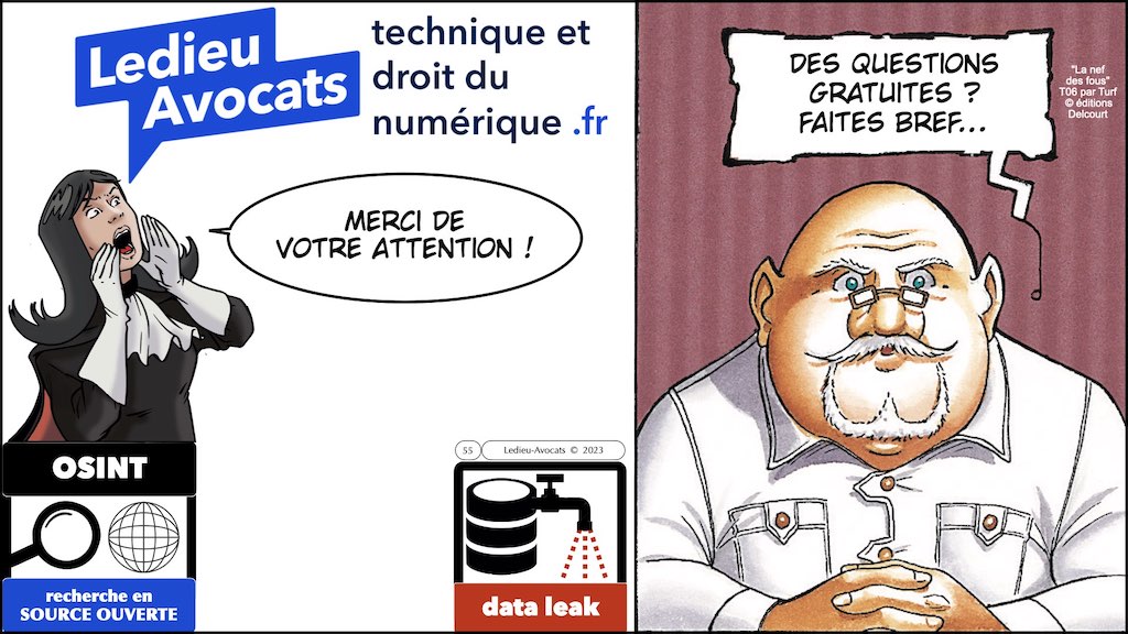 ‎#493 cyber sécurité DORA OSINT et LEAK Cert Crédit Agricole SA © Ledieu-Avocats 09-09-2023.‎055