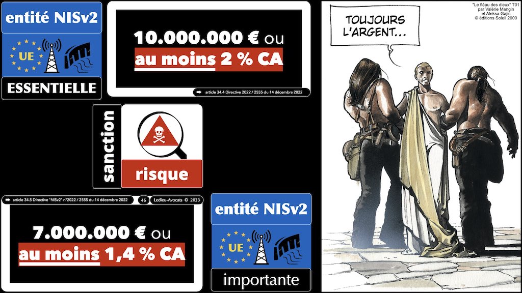 ‎#494 NISv2 ANSSI la cyber sécurité des communications électroniques CLUB UTILISATEURS THEGREENBOW 12 septembre 2023 © Ledieu-Avocats 07-09-2023.‎046