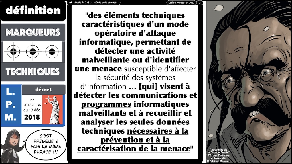 définition marqueur technique podcast NoLimitSecu LPM 2023 marqueur technique © Ledieu-Avocats 2023