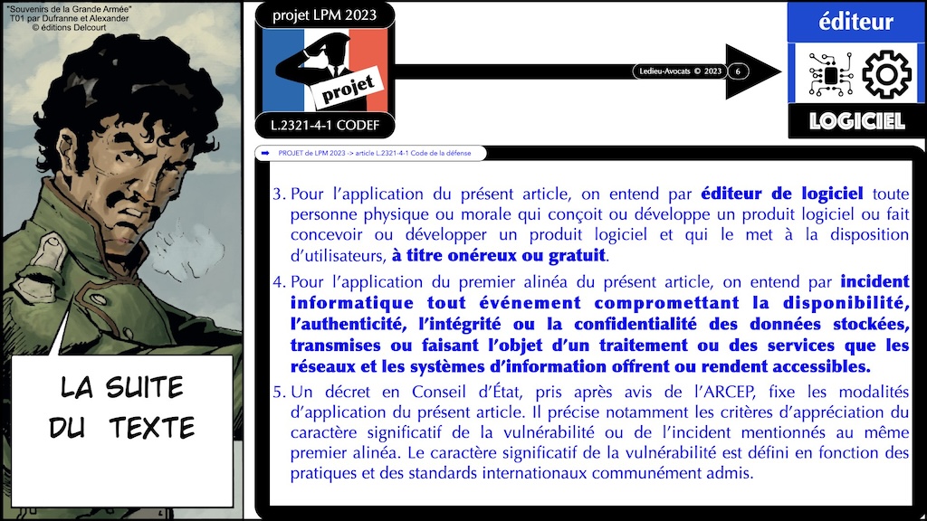 #501 LPM 2023 aspects cyber veille législation OSSIR 10 octobre 2023 © Ledieu-Avocats 10-10-2023.006