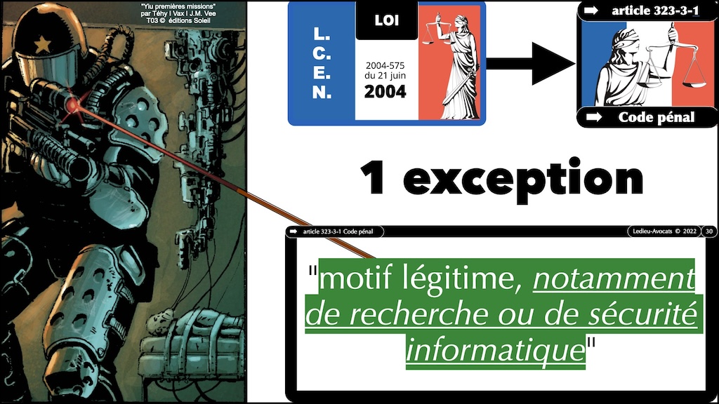 #508-2 le droit de la violence numérique - Le droit de la cybersécurité pour pro du PENTEST [formation BZHunt 2 novembre 2023] © Ledieu-Avocats 29-10-2023.030