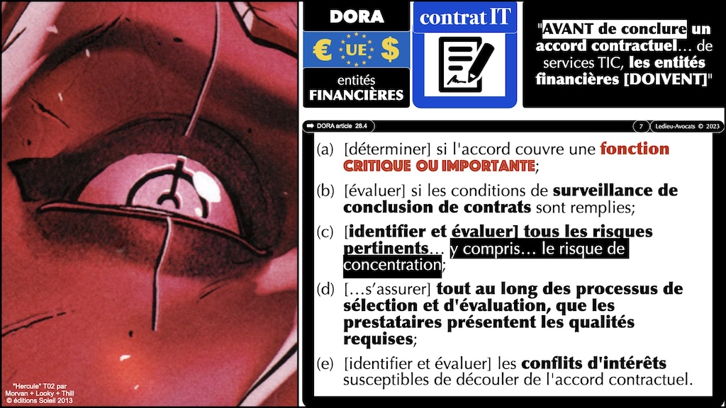#510-2 déchiffrer DORA #04 Fonctions Cfritiques ou Importantes et contrat TIC © Ledieu-Avocats 2023.002