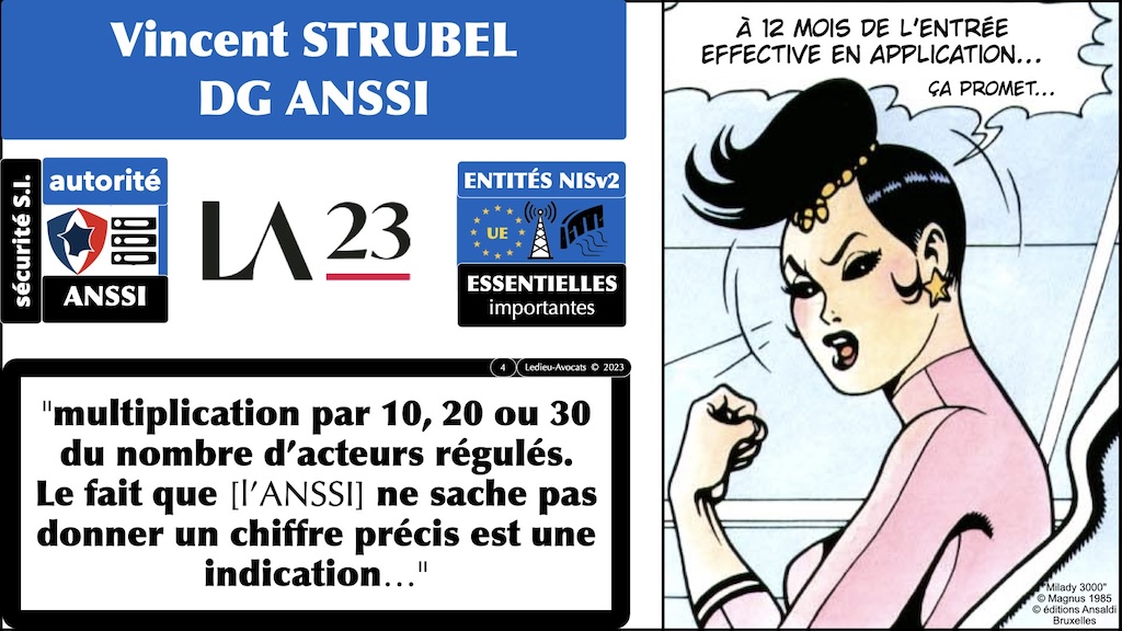 #509-3 Nisv2 expliquée sans péridurale Vincent Strubal Directeur Général ANSSI 11 octobre 2023 les Assises de la cyber sécurité © Ledieu-Avocats 03-11-2023.004