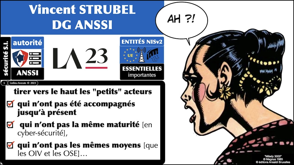 #509-3 Nisv2 expliquée sans péridurale Vincent Strubal Directeur Général ANSSI 11 octobre 2023 les Assises de la cyber sécurité © Ledieu-Avocats 03-11-2023.005