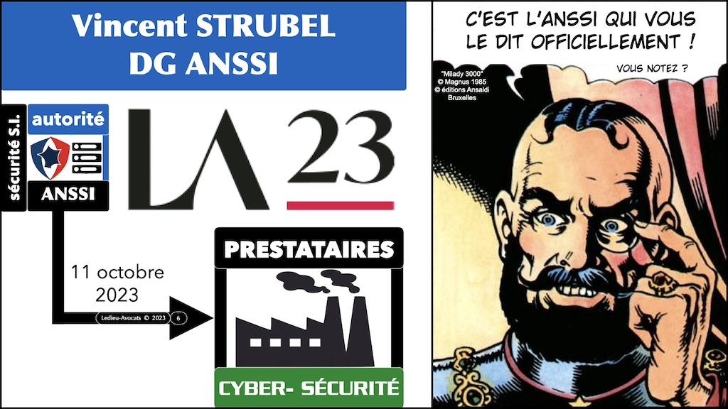 #509-3 Nisv2 expliquée sans péridurale Vincent Strubal Directeur Général ANSSI 11 octobre 2023 les Assises de la cyber sécurité © Ledieu-Avocats 03-11-2023.006