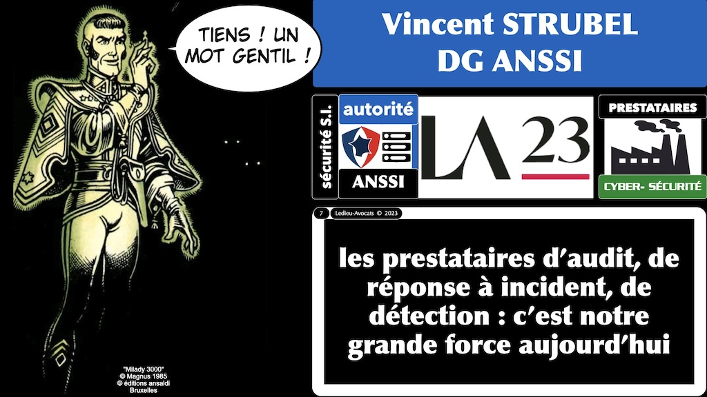 #509-3 Nisv2 expliquée sans péridurale Vincent Strubal Directeur Général ANSSI 11 octobre 2023 les Assises de la cyber sécurité © Ledieu-Avocats 03-11-2023.007
