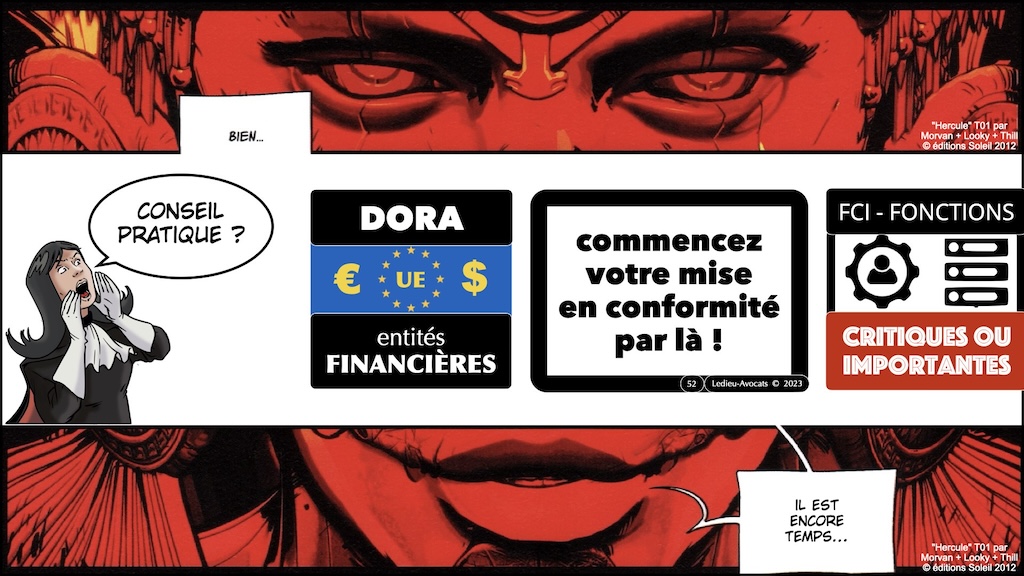 déchiffrer DORA #04 CONSEIL fonctions critiques ou importantes © Ledieu-Avocats 2023