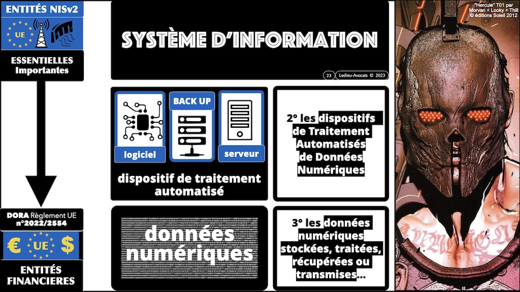 #512-2 cyber SECURITE * RESEAU * SYSTEME d'INFORMATION * NISv2 et ISO 27000 © Ledieu-Avocats 2023.023