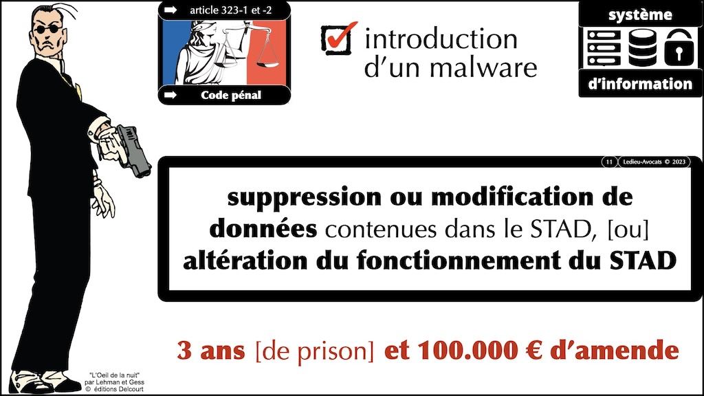 #516-1 M2 droit du numérique 2023:2024 cyber sécurité FOCUS CYBER ATTAQUE © Ledieu-Avocats 08-11-2023.011