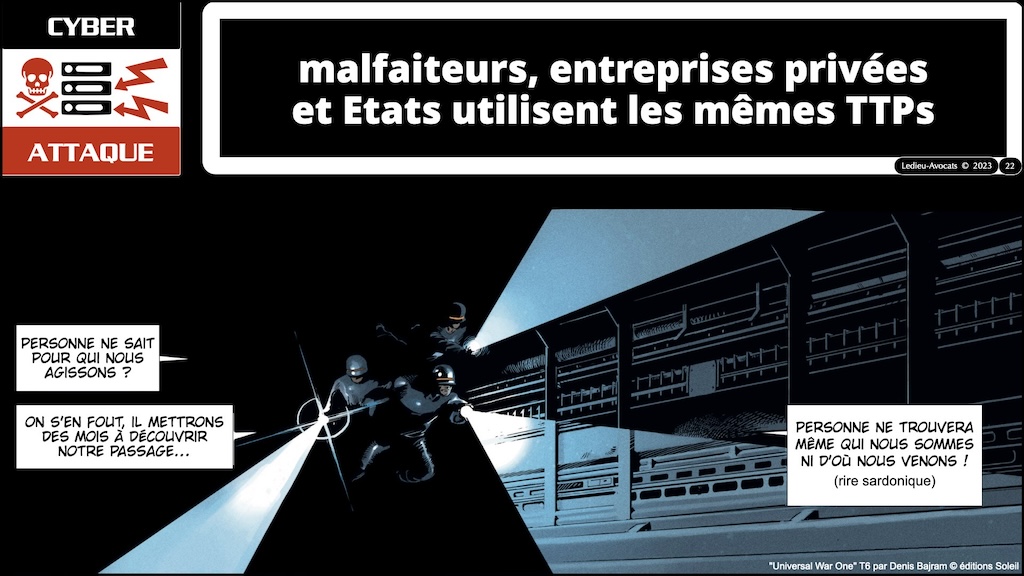 #516-1 M2 droit du numérique 2023:2024 cyber sécurité FOCUS CYBER ATTAQUE © Ledieu-Avocats 08-11-2023.022