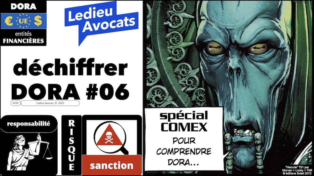 #518 déchiffrer DORA #06 non-conformité - responsabilité - risque de sanction © Ledieu-Avocats 2023.002