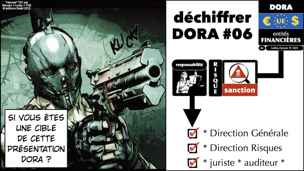 #518 déchiffrer DORA #06 non-conformité - responsabilité - risque de sanction © Ledieu-Avocats 2023.005