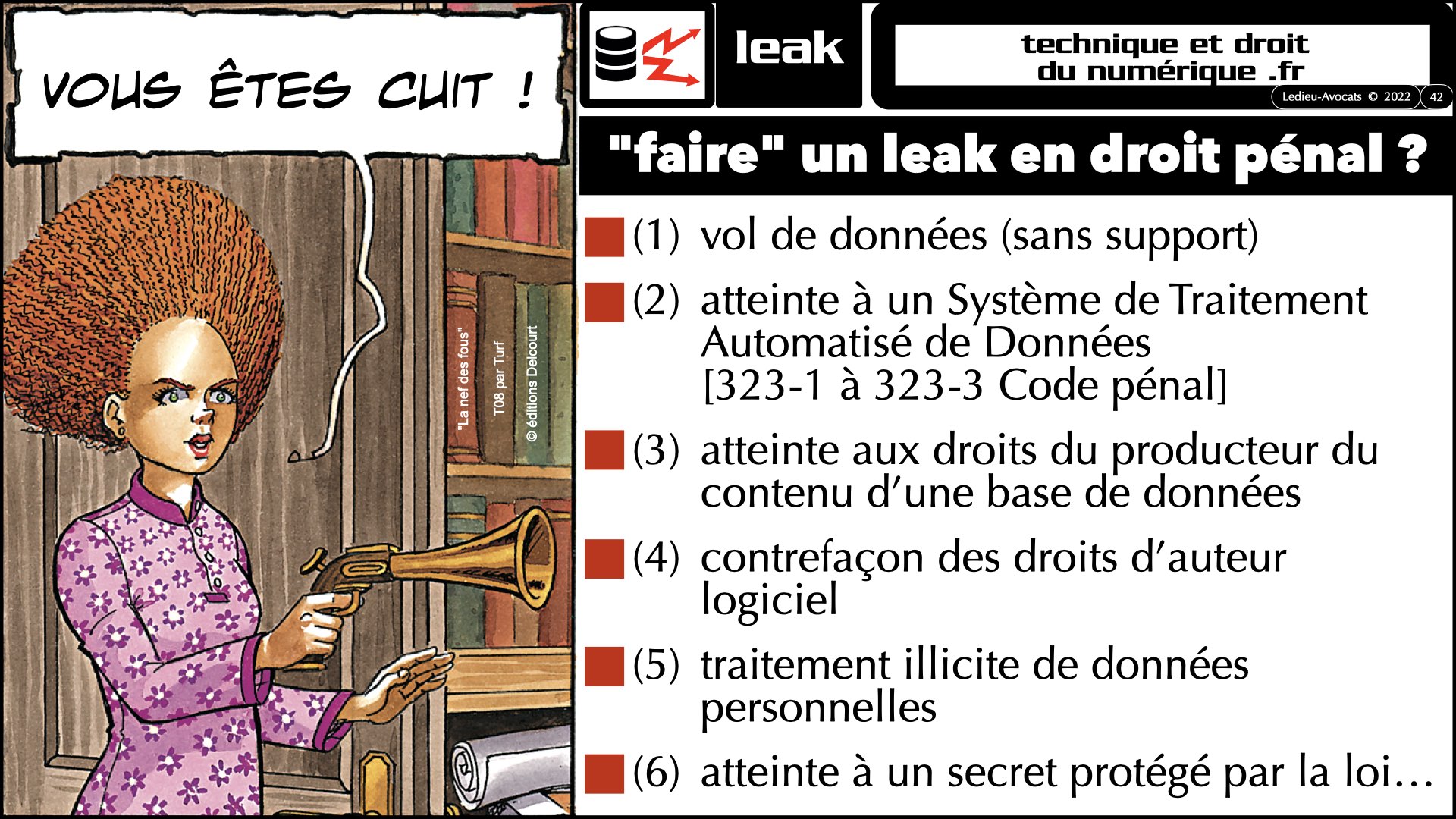 #520 M2 droit du numérique le DROIT de la violence numérique accès maintien frauduleux légitime défense action offensive © Ledieu-Avocats 22-11-2023.042