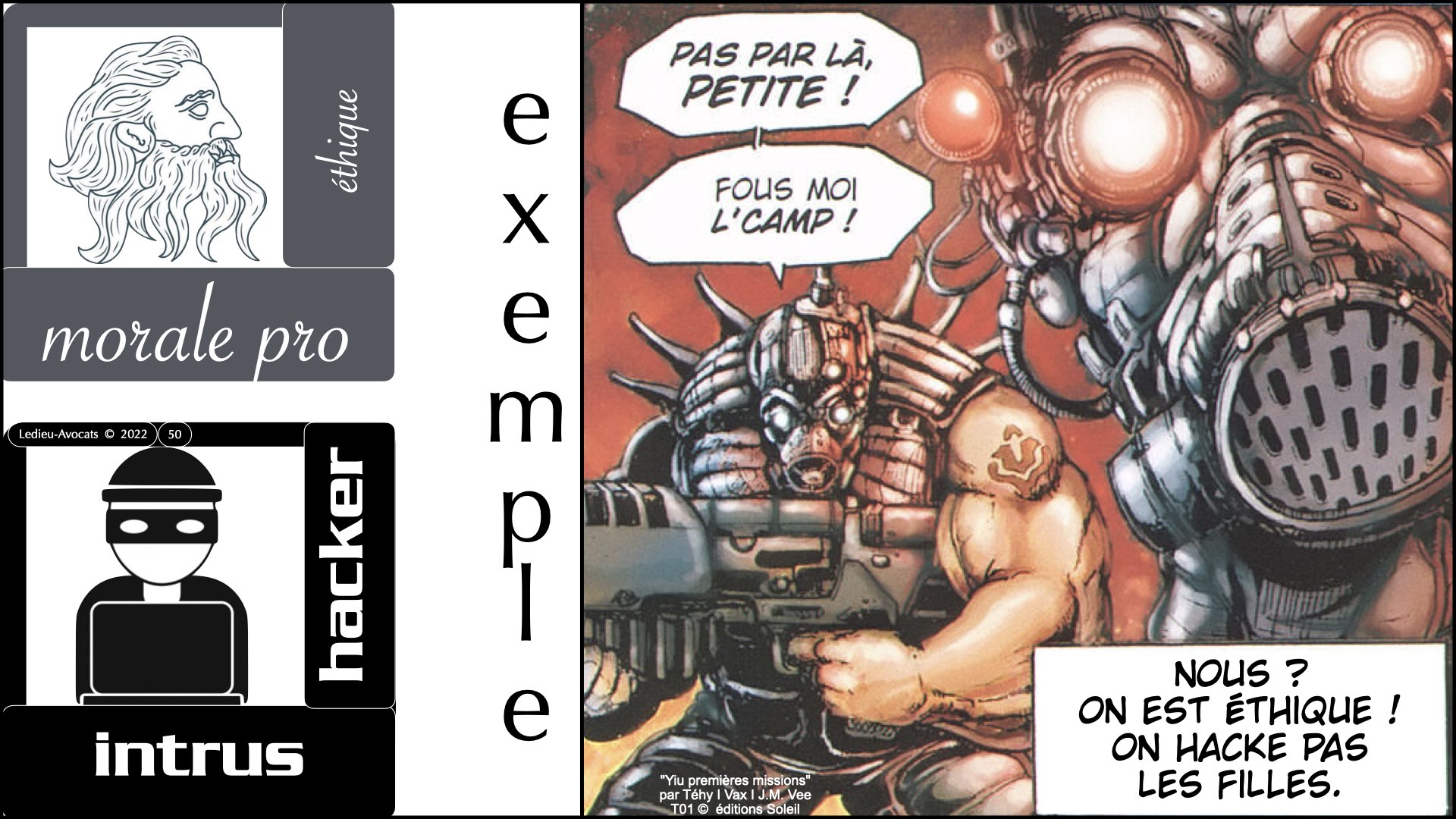 #520 M2 droit du numérique le DROIT de la violence numérique accès maintien frauduleux légitime défense action offensive © Ledieu-Avocats 22-11-2023.050
