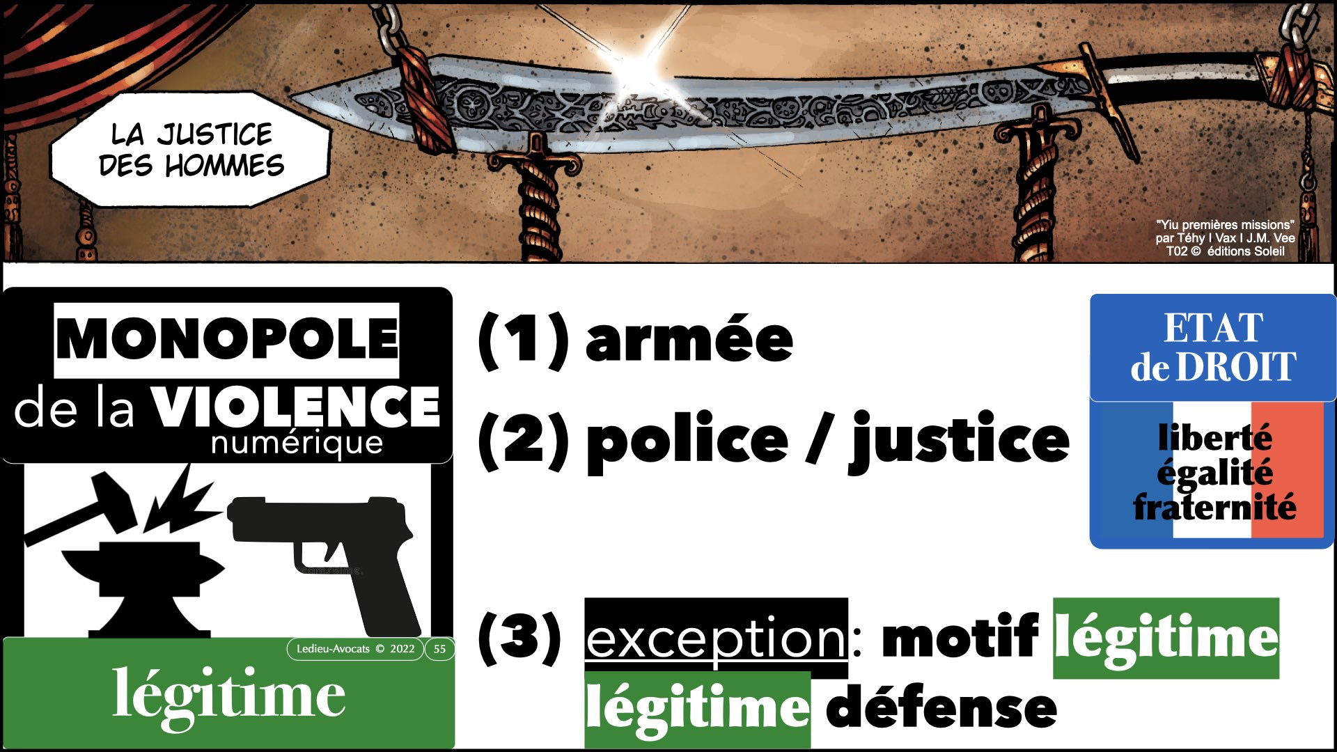 #520 M2 droit du numérique le DROIT de la violence numérique accès maintien frauduleux légitime défense action offensive © Ledieu-Avocats 22-11-2023.055