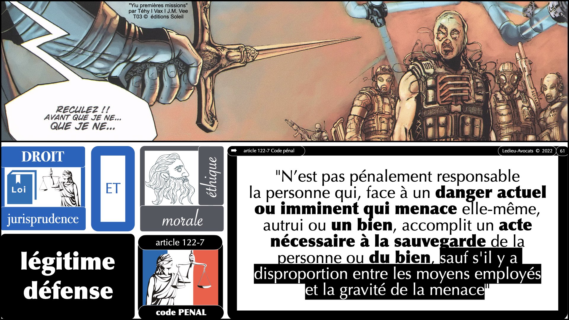#520 M2 droit du numérique le DROIT de la violence numérique accès maintien frauduleux légitime défense action offensive © Ledieu-Avocats 22-11-2023.061