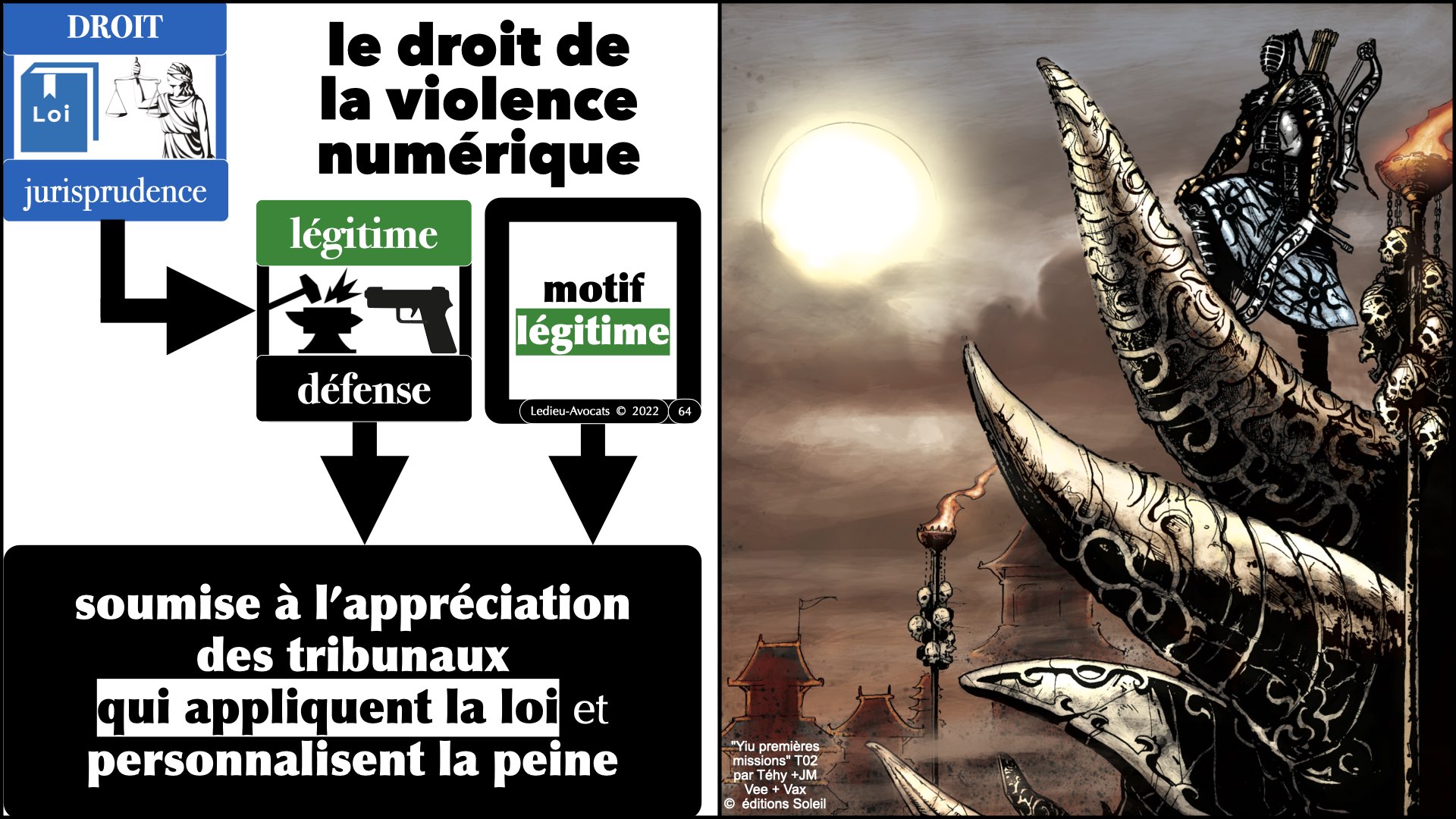 #520 M2 droit du numérique le DROIT de la violence numérique accès maintien frauduleux légitime défense action offensive © Ledieu-Avocats 22-11-2023.064