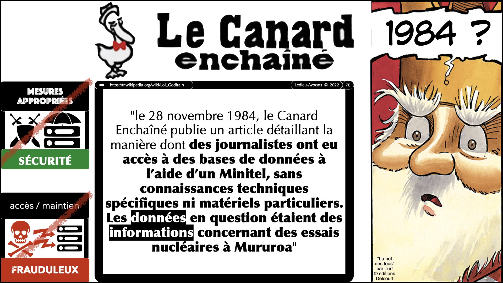 #520 M2 droit du numérique le DROIT de la violence numérique accès maintien frauduleux légitime défense action offensive © Ledieu-Avocats 22-11-2023.070