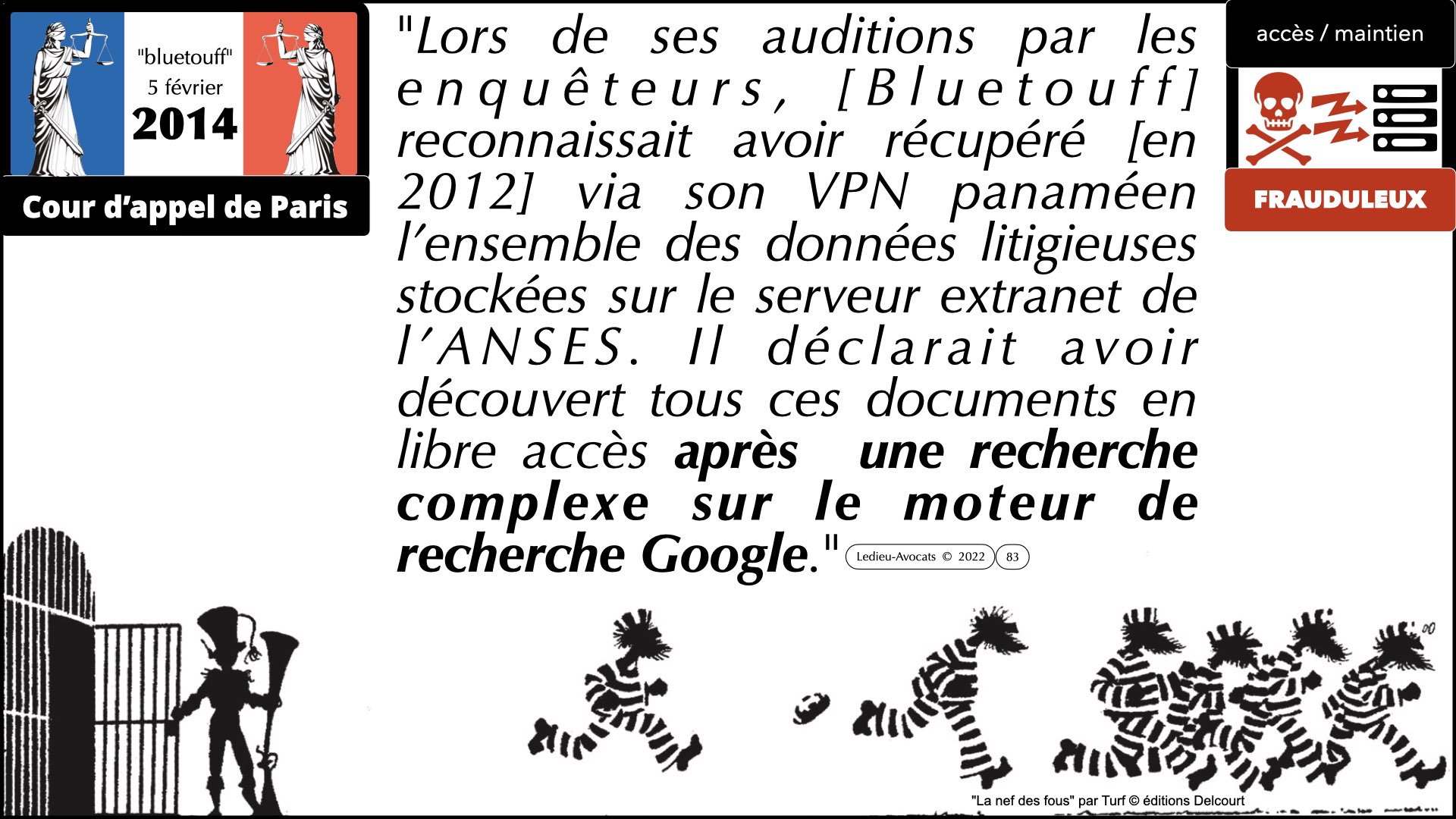 #520 M2 droit du numérique le DROIT de la violence numérique accès maintien frauduleux légitime défense action offensive © Ledieu-Avocats 22-11-2023.083