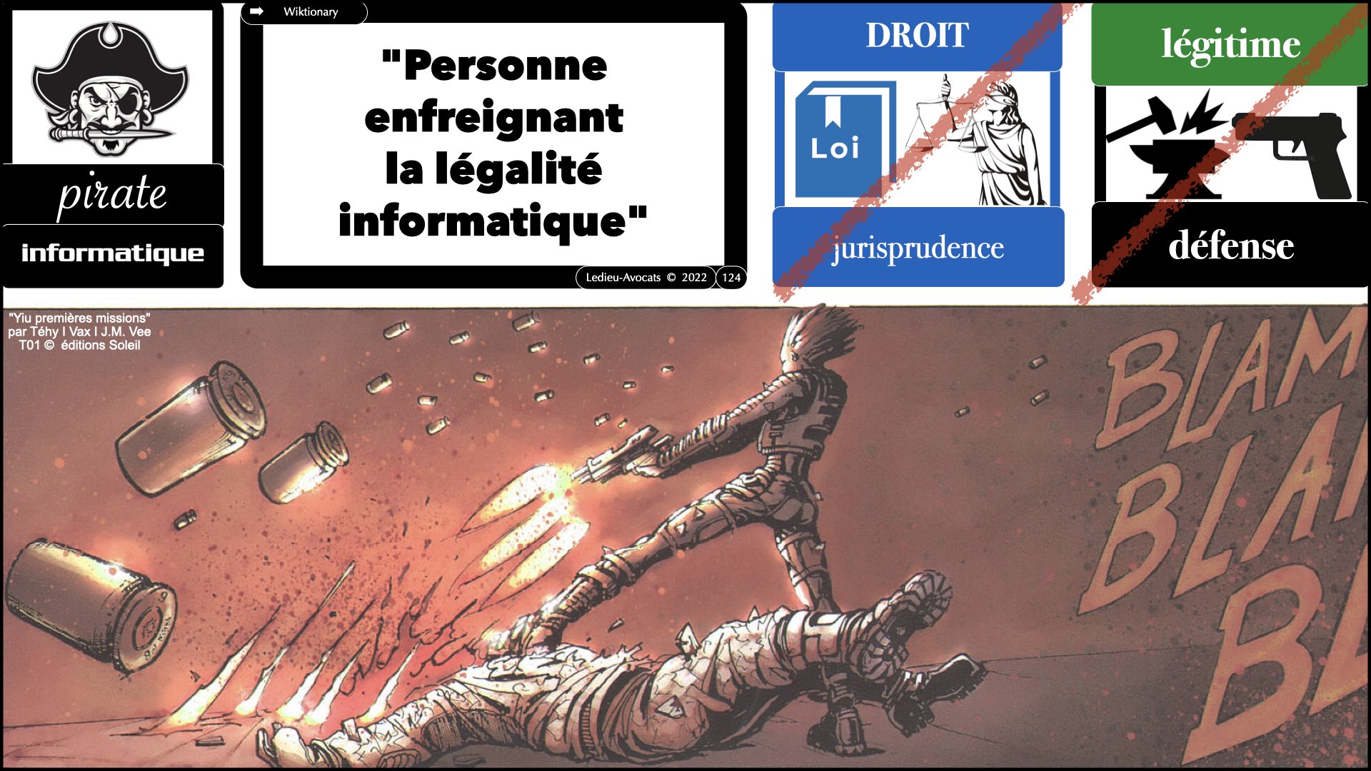 #520 M2 droit du numérique le DROIT de la violence numérique accès maintien frauduleux légitime défense action offensive © Ledieu-Avocats 22-11-2023.124