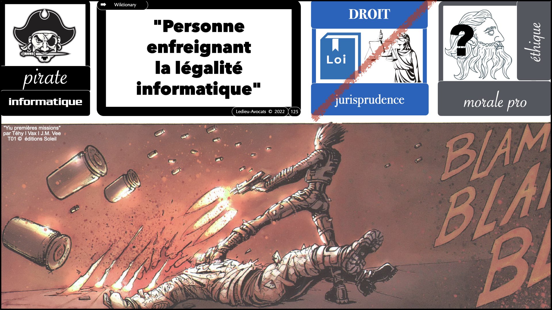 #520 M2 droit du numérique le DROIT de la violence numérique accès maintien frauduleux légitime défense action offensive © Ledieu-Avocats 22-11-2023.125