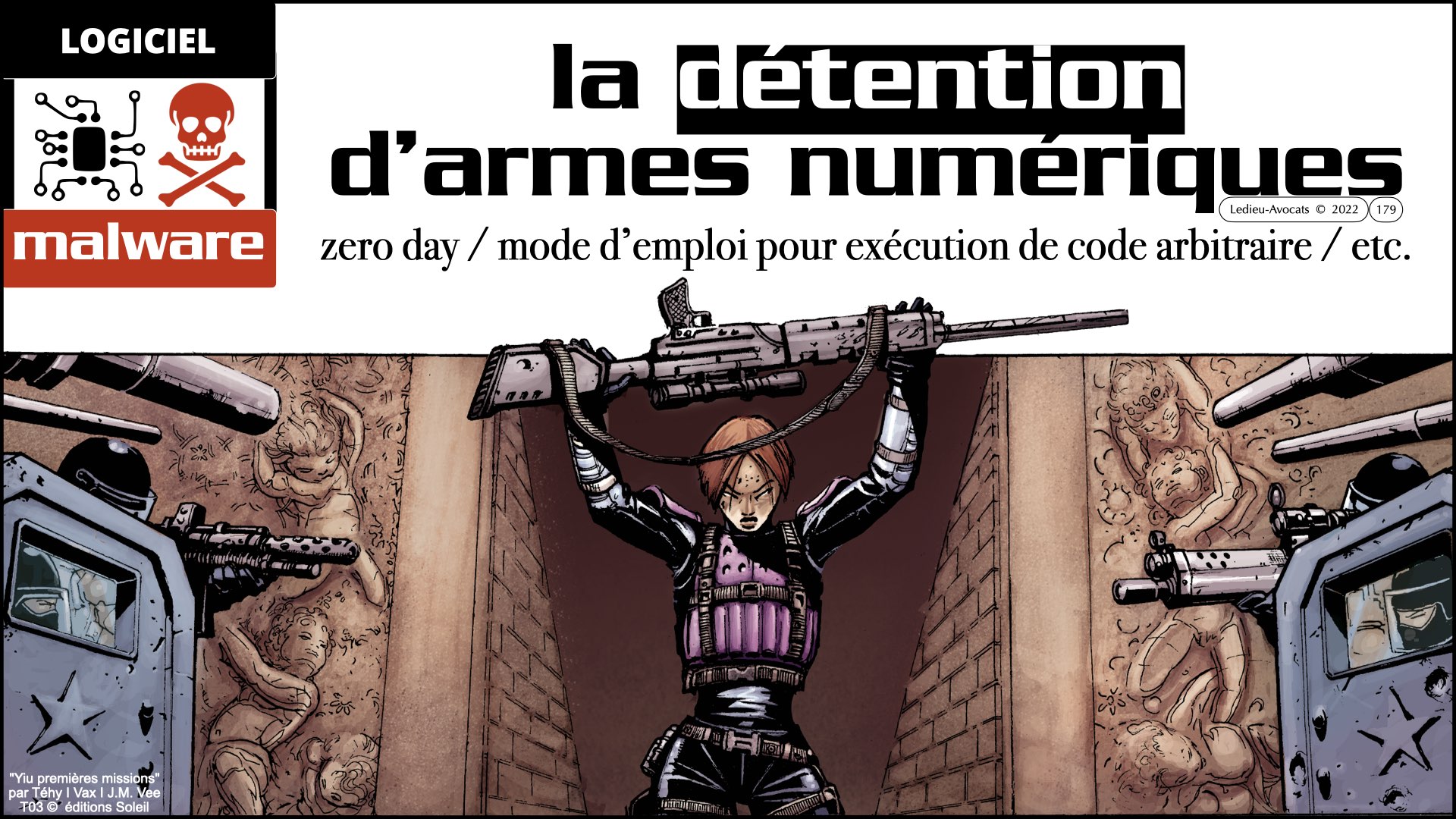 #520 M2 droit du numérique le DROIT de la violence numérique accès maintien frauduleux légitime défense action offensive © Ledieu-Avocats 22-11-2023.179