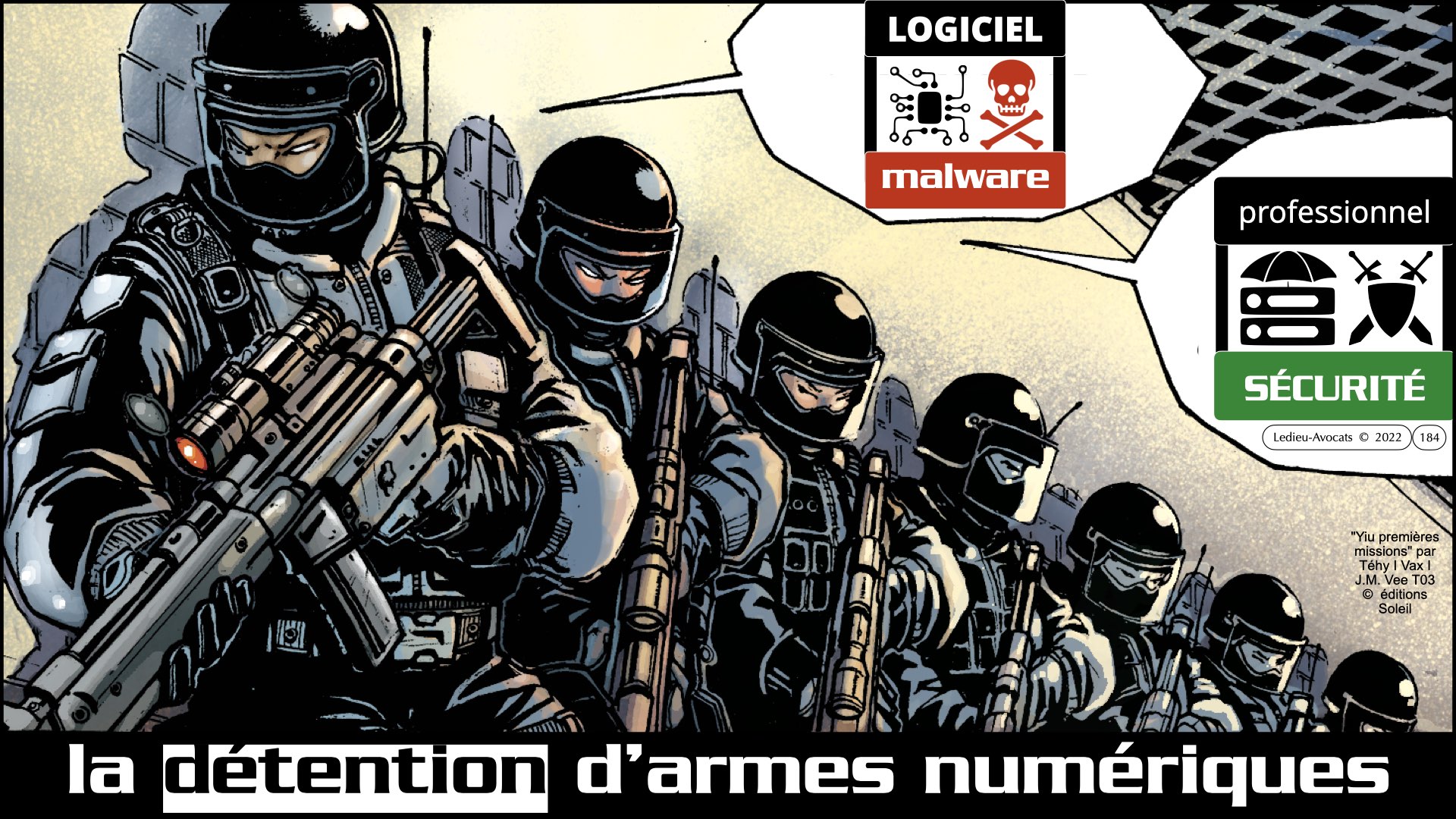 #520 M2 droit du numérique le DROIT de la violence numérique accès maintien frauduleux légitime défense action offensive © Ledieu-Avocats 22-11-2023.184