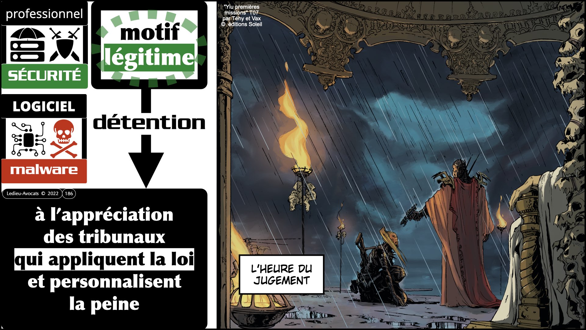 #520 M2 droit du numérique le DROIT de la violence numérique accès maintien frauduleux légitime défense action offensive © Ledieu-Avocats 22-11-2023.186