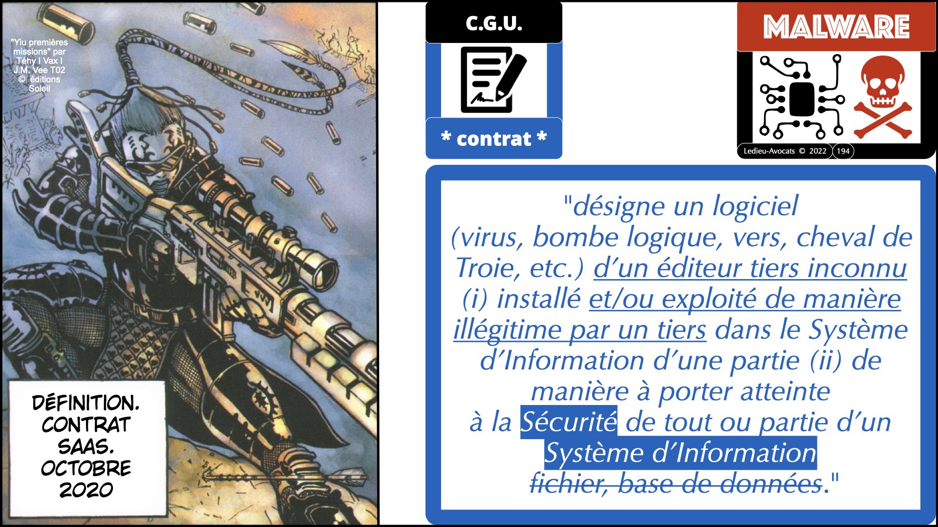 #520 M2 droit du numérique le DROIT de la violence numérique accès maintien frauduleux légitime défense action offensive © Ledieu-Avocats 22-11-2023.194