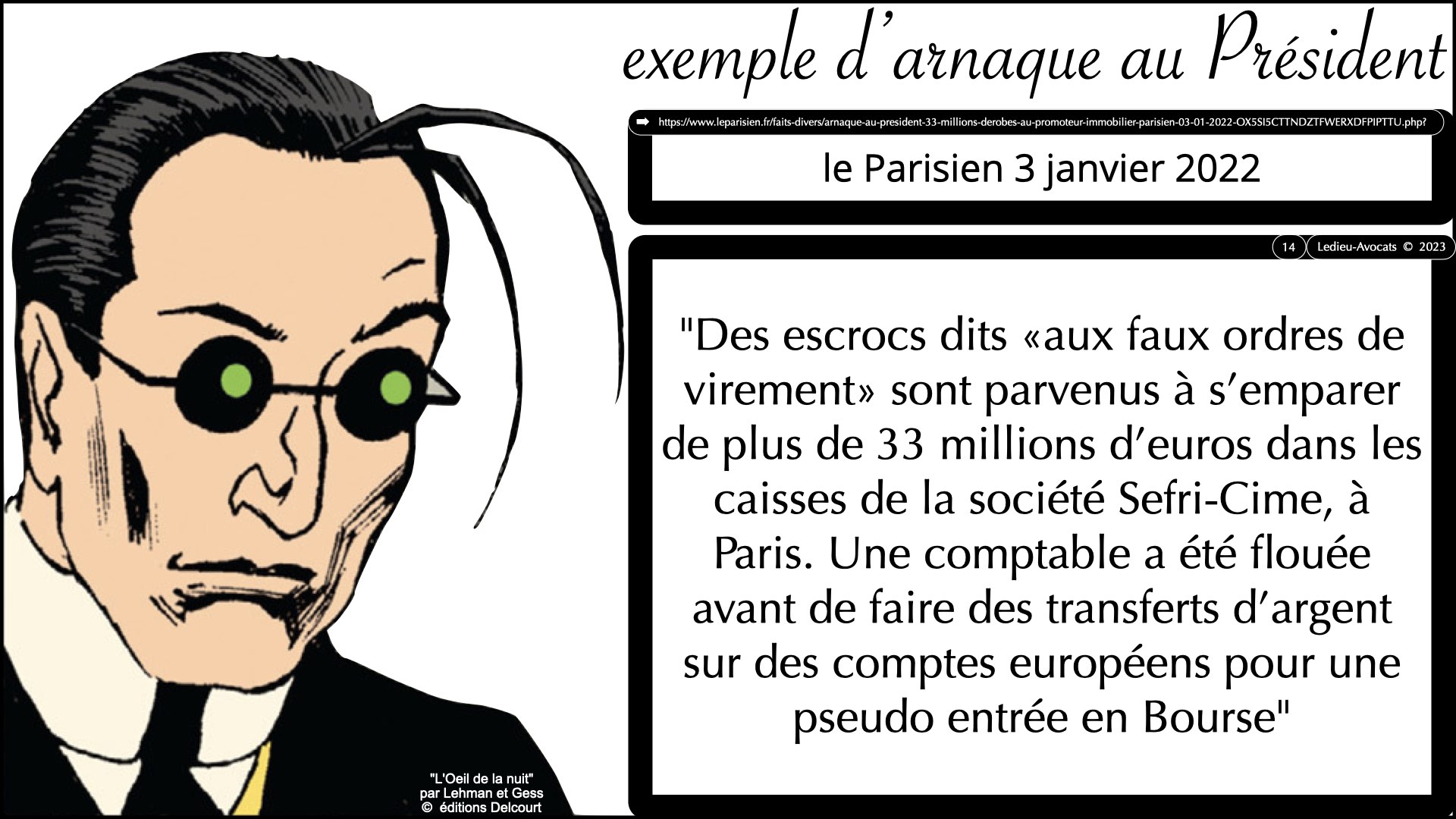 #522 la menace cyber expliquée aux Experts-Comptables ECF Ile de France 30 novembre 2023 © Ledieu-Avocats 2023.014