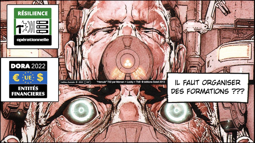 organiser des formations ? c'est obligatoire ? mais obligatoire comment ? DORA résilience opérationnelle secteur financier GOUVERNANCE hygiène formation © Ledieu-Avocats