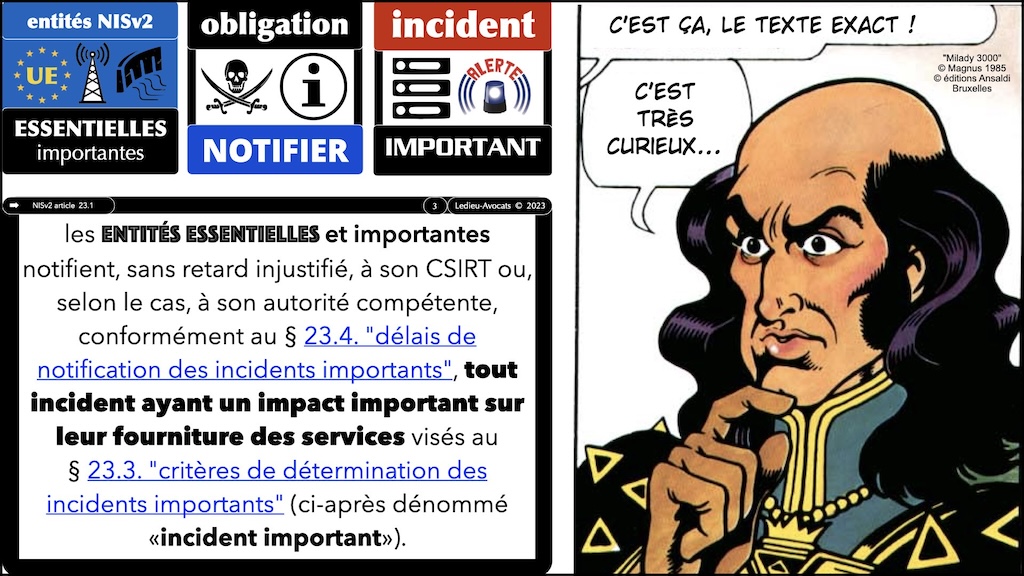 #526-4 formation METIERS incident MAJEUR de sécurité et DIVULGATION des vulnérabilités Alcatel Lucent Enterprise 19 décembre 2023 © Ledieu-Avocats 2023.003