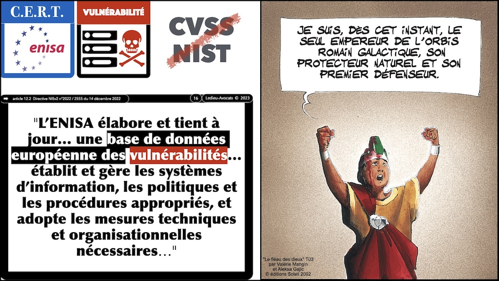 #526-4 formation METIERS incident MAJEUR de sécurité et DIVULGATION des vulnérabilités Alcatel Lucent Enterprise 19 décembre 2023 © Ledieu-Avocats 2023.016