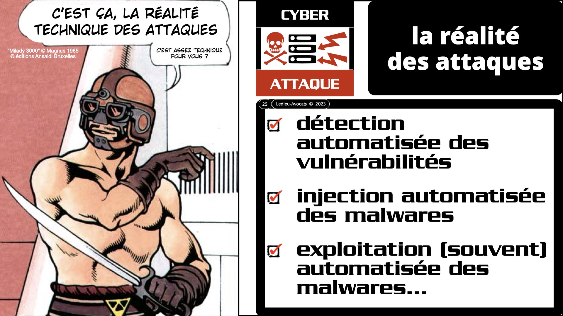 #527-1 POURQUOI des obligations de cyber-sécurité ? Ordre des Avocats de Paris 20 dcembre 2023 © Ledieu-Avocats 2023.025