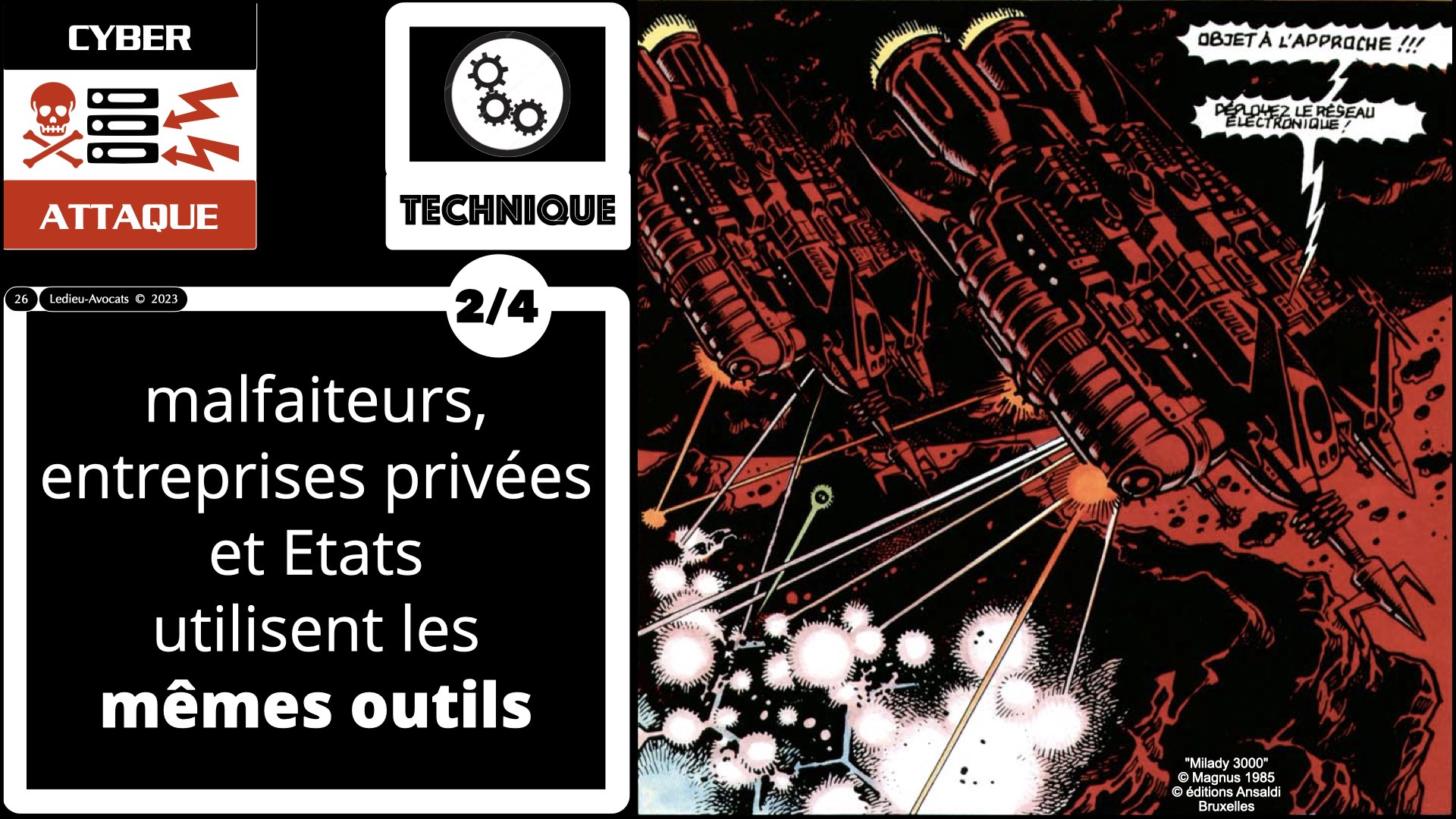 #527-1 POURQUOI des obligations de cyber-sécurité ? Ordre des Avocats de Paris 20 dcembre 2023 © Ledieu-Avocats 2023.026