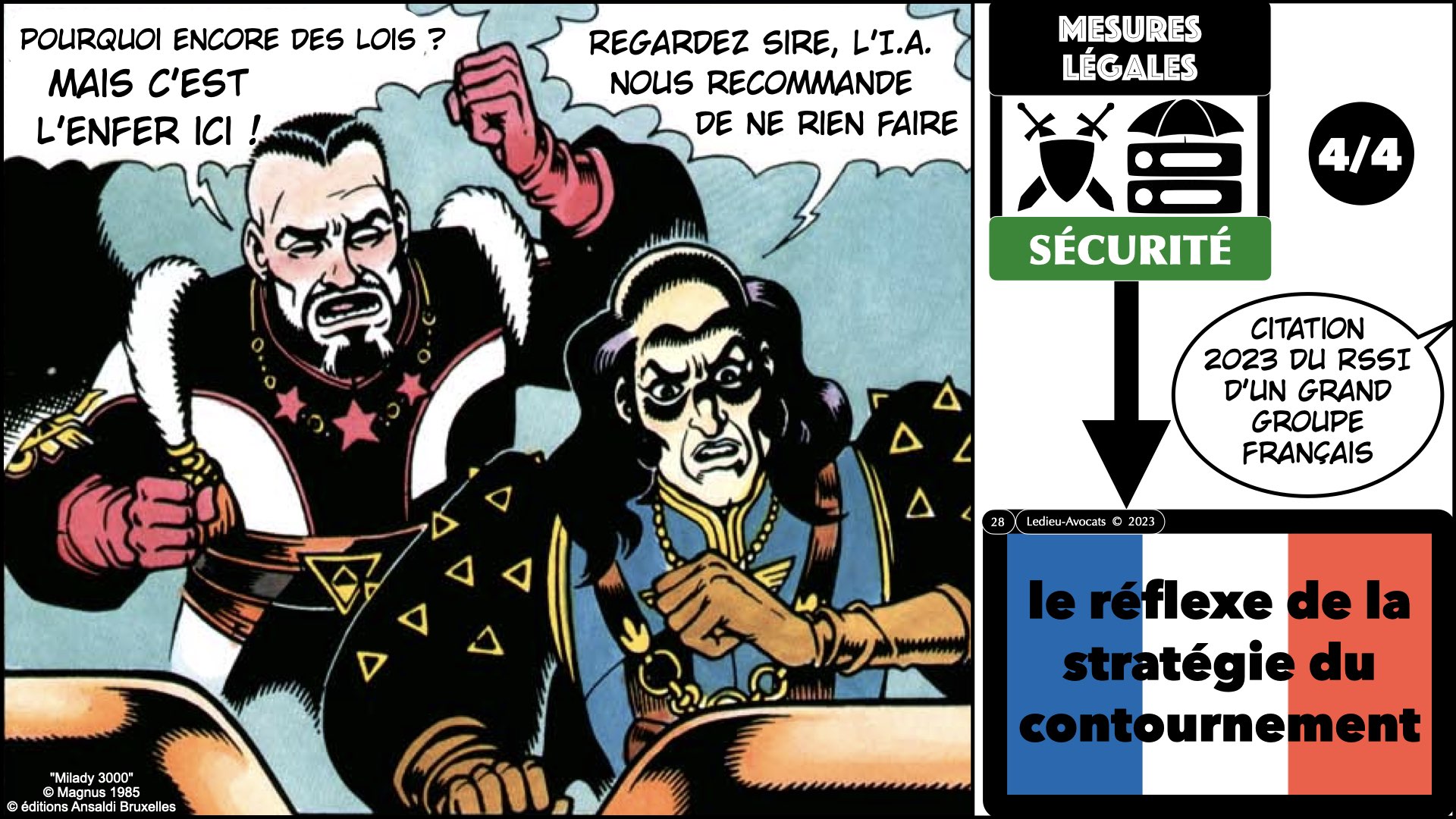 #527-1 POURQUOI des obligations de cyber-sécurité ? Ordre des Avocats de Paris 20 dcembre 2023 © Ledieu-Avocats 2023.028