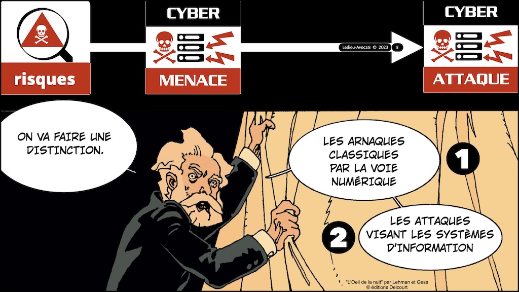 #527-2 MENACE CYBER et DROIT PENAL Ordre des Avocats de Paris 20 décembre 2023 © Ledieu-Avocats 2023.005