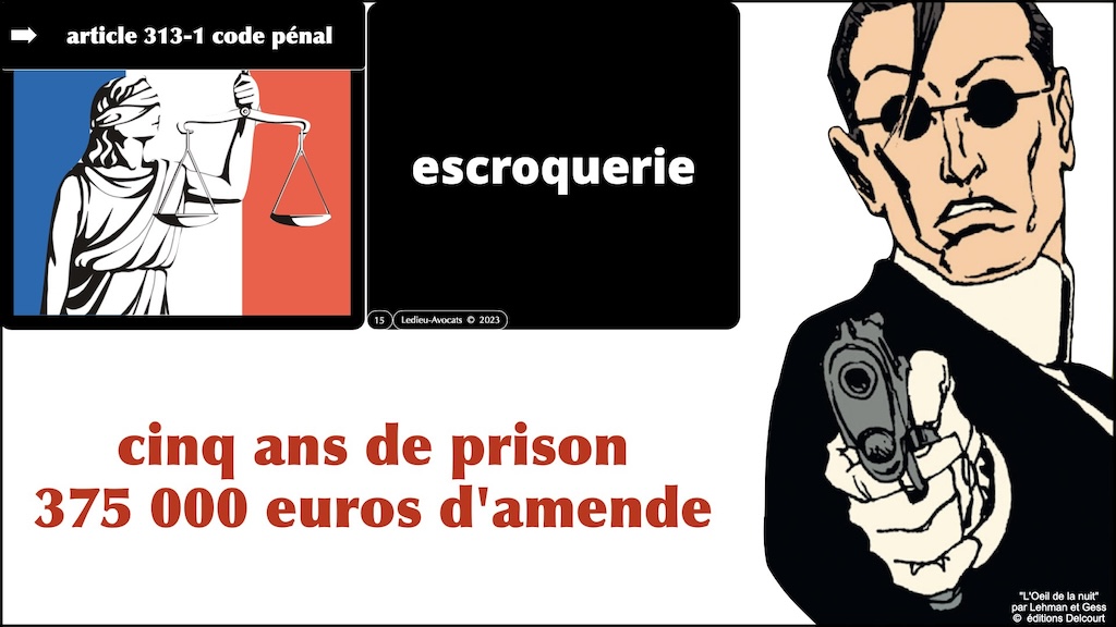 #527-2 MENACE CYBER et DROIT PENAL Ordre des Avocats de Paris 20 décembre 2023 © Ledieu-Avocats 2023.015