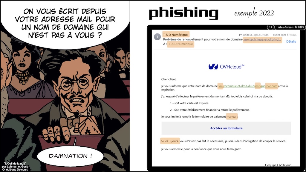 #527-2 MENACE CYBER et DROIT PENAL Ordre des Avocats de Paris 20 décembre 2023 © Ledieu-Avocats 2023.019