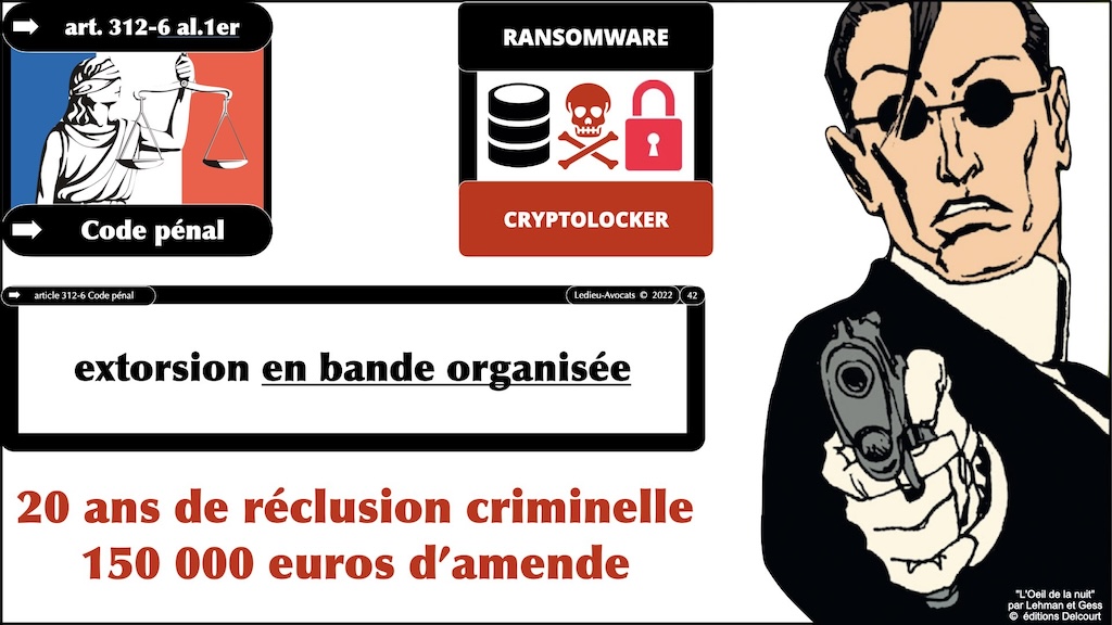 #527-2 MENACE CYBER et DROIT PENAL Ordre des Avocats de Paris 20 décembre 2023 © Ledieu-Avocats 2023.042