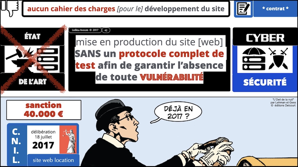 #531 cyber sécurité - état de l'art - négligence © Ledieu-Avocats 2024.042